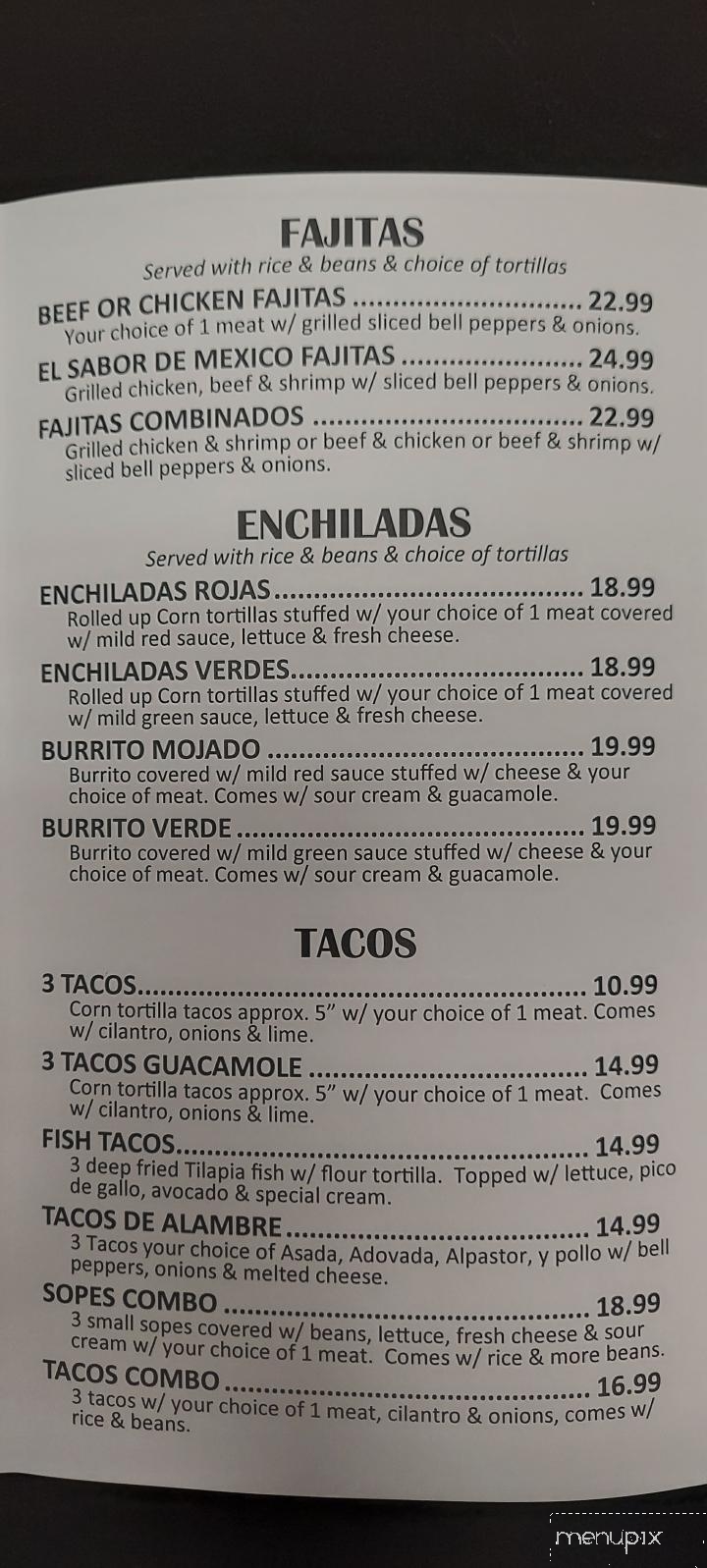 El Sabor de Mexico - Chehalis, WA