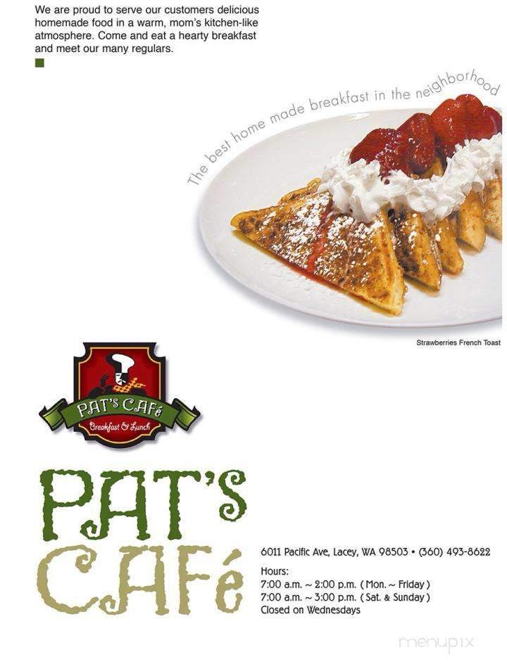 Pat's Restaurant - Lacey, WA