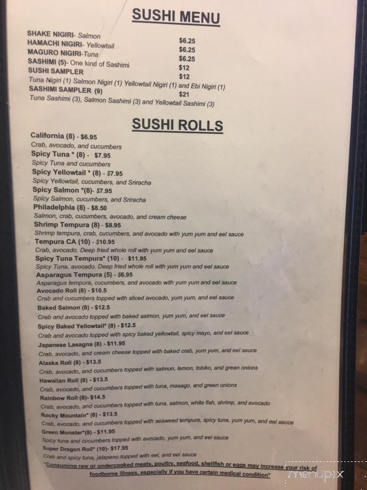 Thai Nigiri - Sandpoint, ID