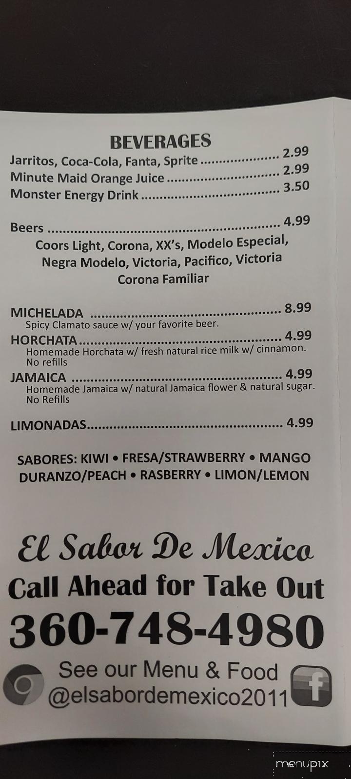 El Sabor de Mexico - Chehalis, WA